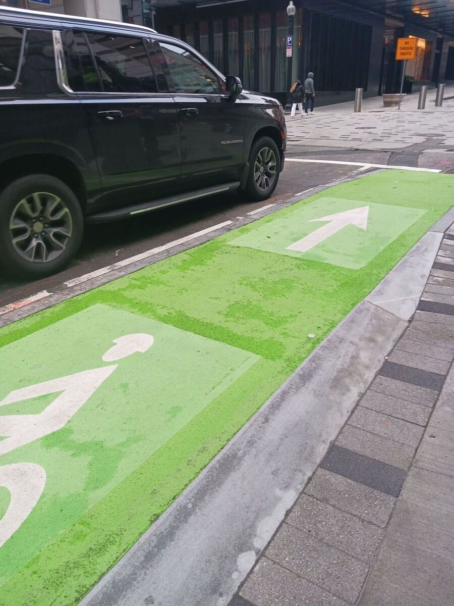 Change.org petition urging city leaders to install Pine Street bike lane circulates after committee votes to reassess feasibility and interest post image