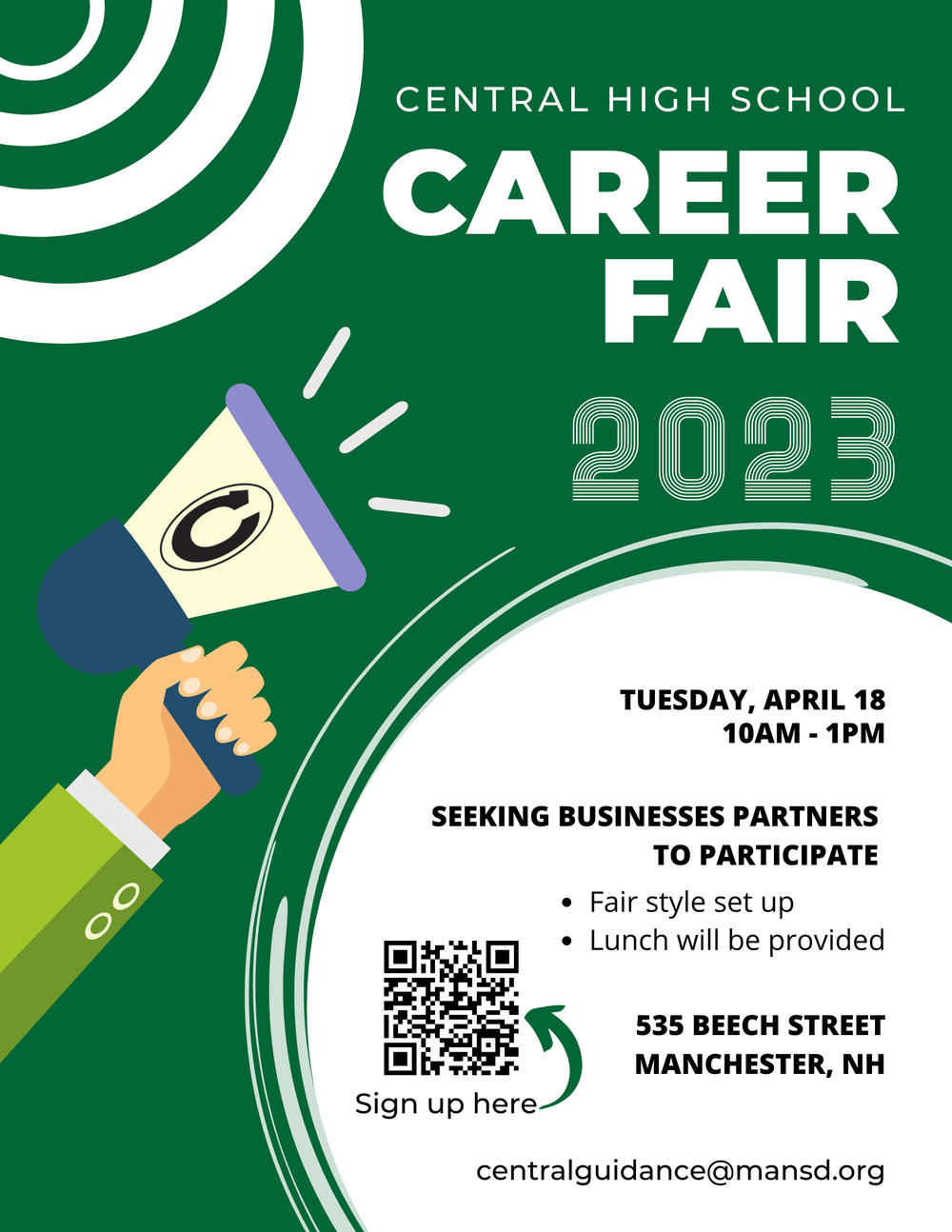 Central High School seeks participants for 2023 Career Day post image