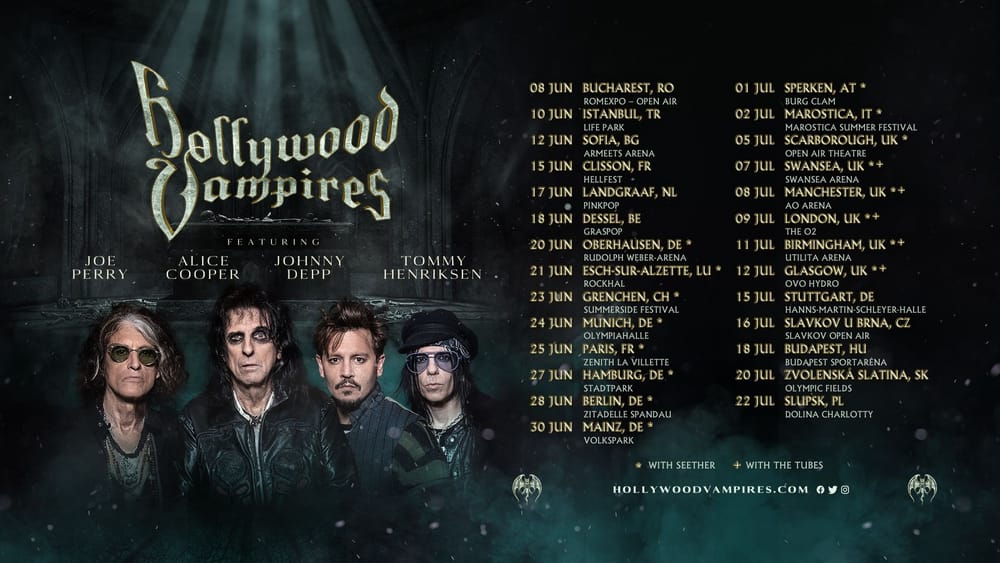 UPDATE: May 30 Hollywood Vampires show in NH postponed after Depp misstep post image