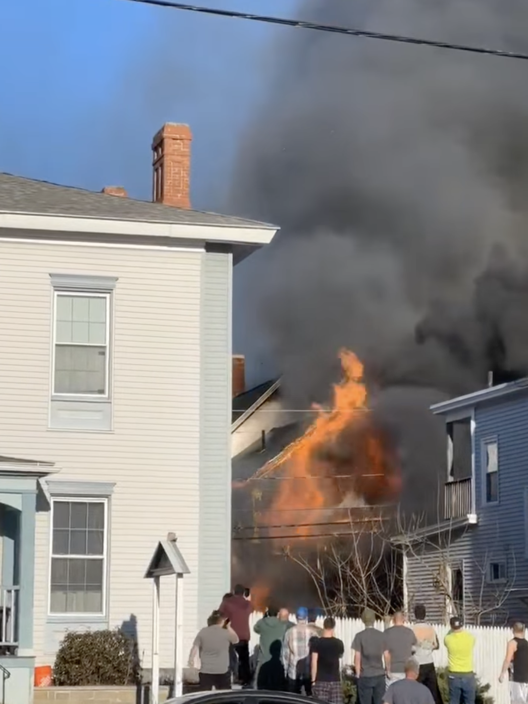 1 person seriously injured in 2-alarm fire on Walnut Street post image