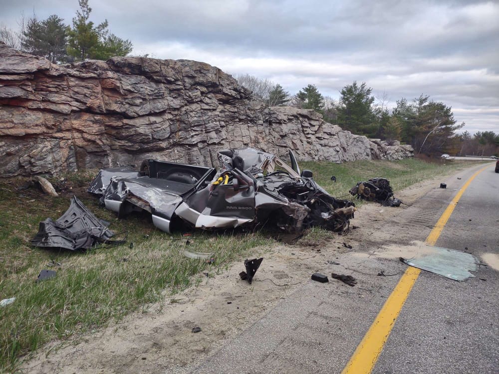 Driver seriously injured after roll-over crash on Route 101 East post image