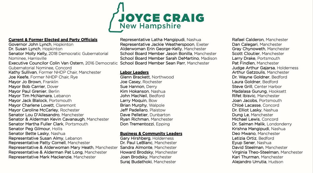 Craig announces exploratory committee for gubernatorial run post image