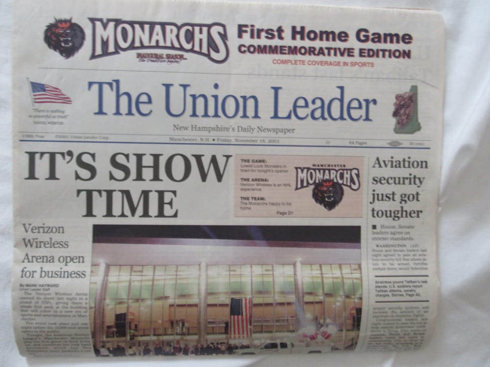 Timely Writer: Alternative headlines for the Union Leader post image