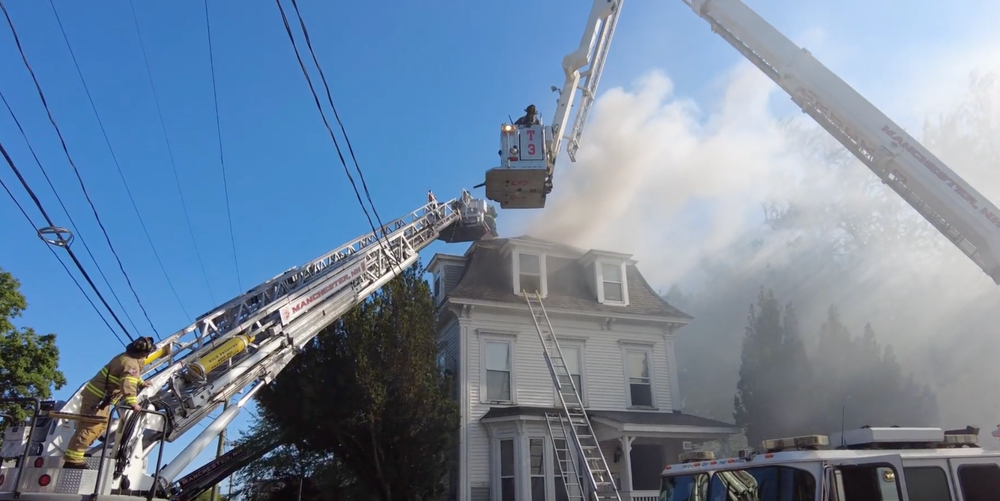 Several ‘working fire’ calls result in busy day for Manchester firefighters post image