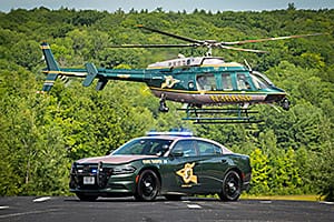 State police holiday special enforcement using aircraft monitoring nets 102 moving violations post image