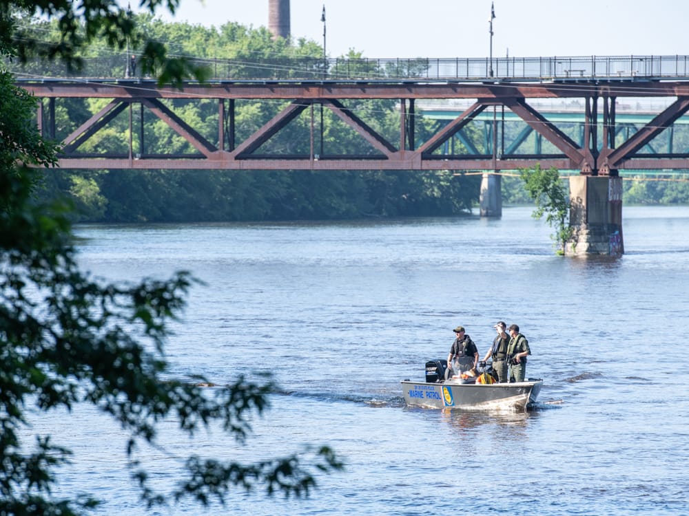 Fish & Game use sonar in second-day search for woman last seen jumping into Merrimack River post image