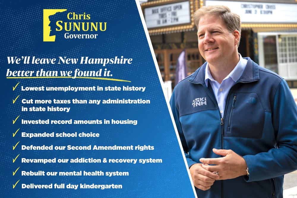 Sununu will not run for fifth term as governor post image