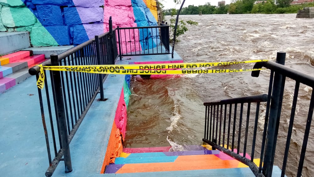 Merrimack River on the rise as rainfall continues post image