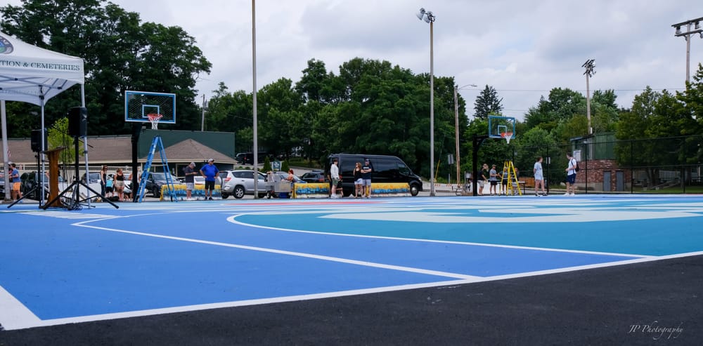 Wolfe Park basketball court gets refresh thanks to philanthropic boost from Chris Brickley post image