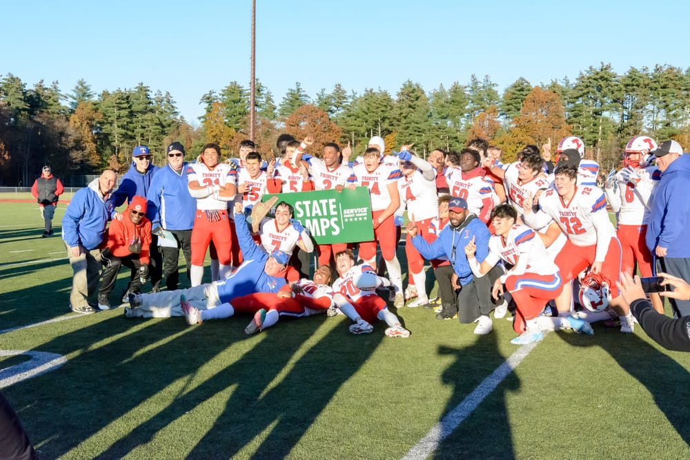 Revenge is sweet! Trinity dismantles Campbell, 42-12, to claim Division III State Title post image