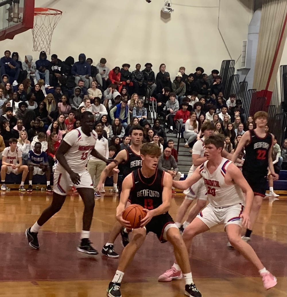 Bedford makes a statement, slams Memorial, 93-47, in Queen City final post image