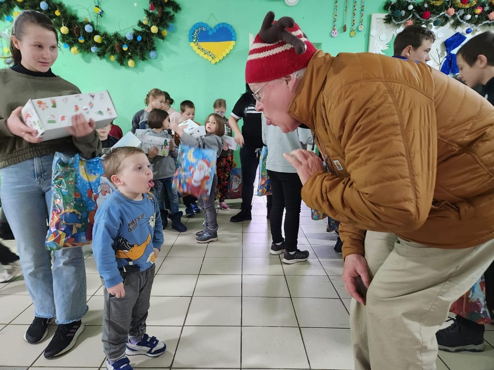NH’s Common Man for Ukraine delivers Christmas to Ukrainian orphans for second year post image