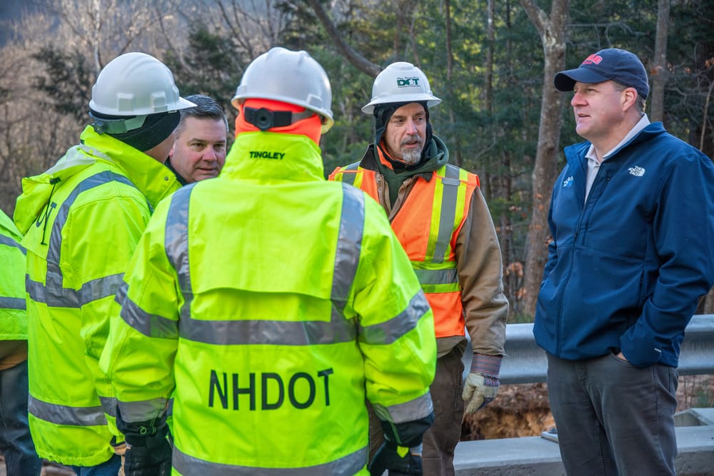 Sununu assesses storm damage in North Country, commends crews for restoration efforts post image