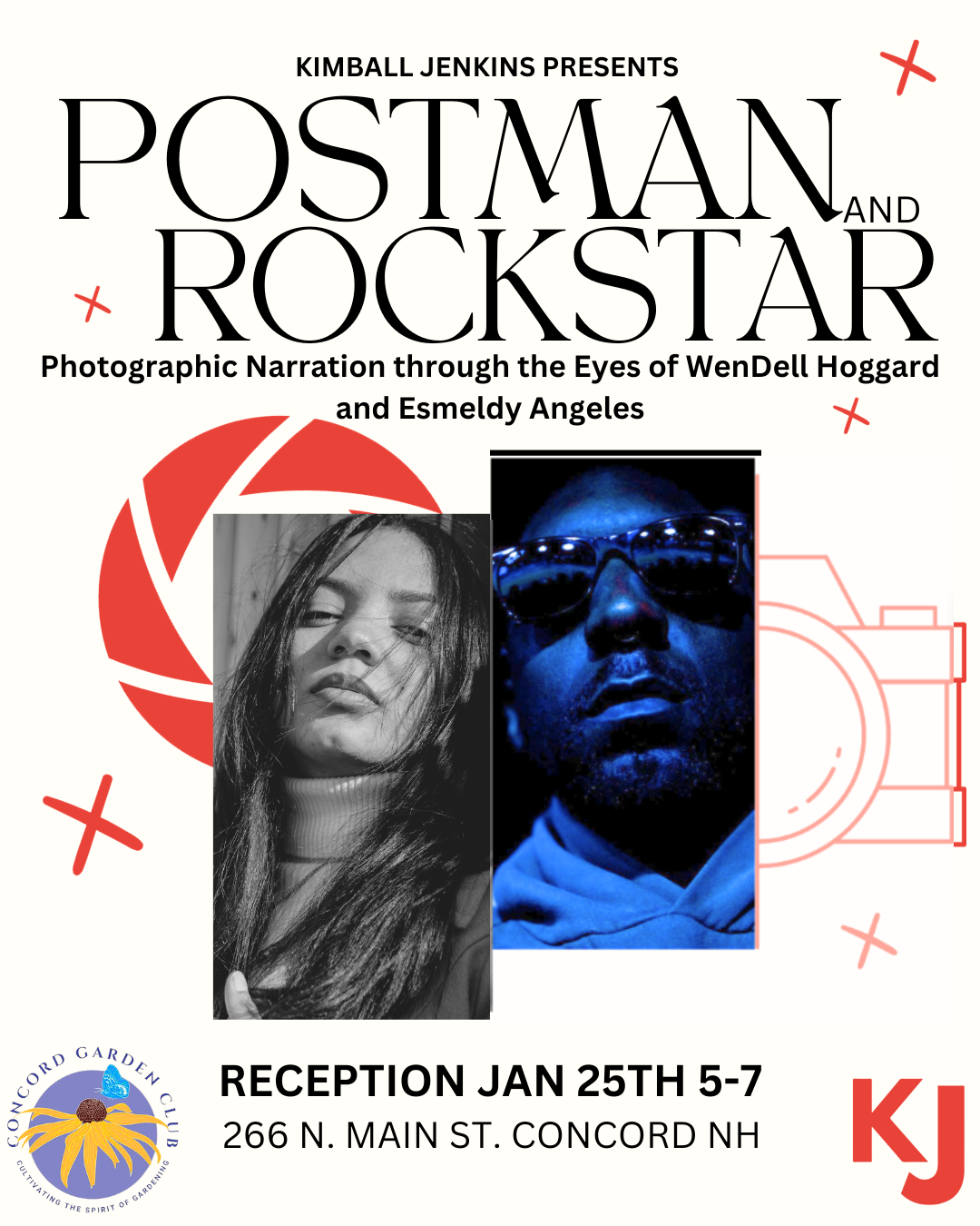 Jan. 25-27: Kimball Jenkins presents ‘Postman and Rockstar,’ a photo exhibition celebrating the artsart post image
