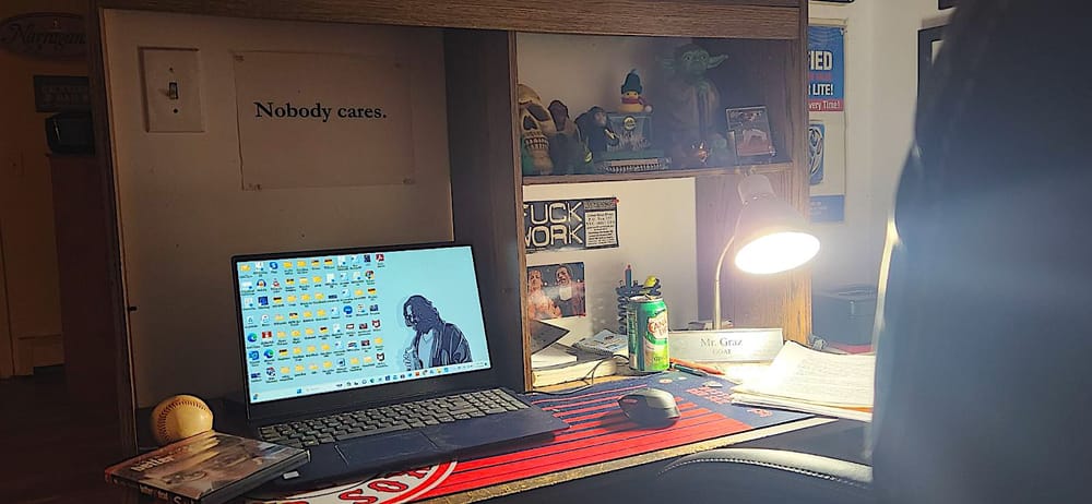 Nobody cares, embrace it (my cure for writer’s block) post image