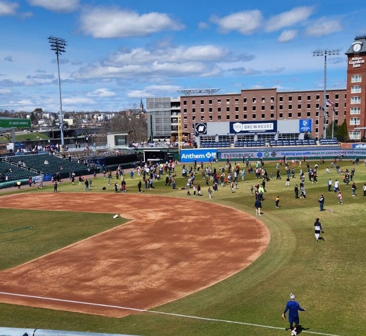 Sunday afternoon at the park, taking in some baseball post image