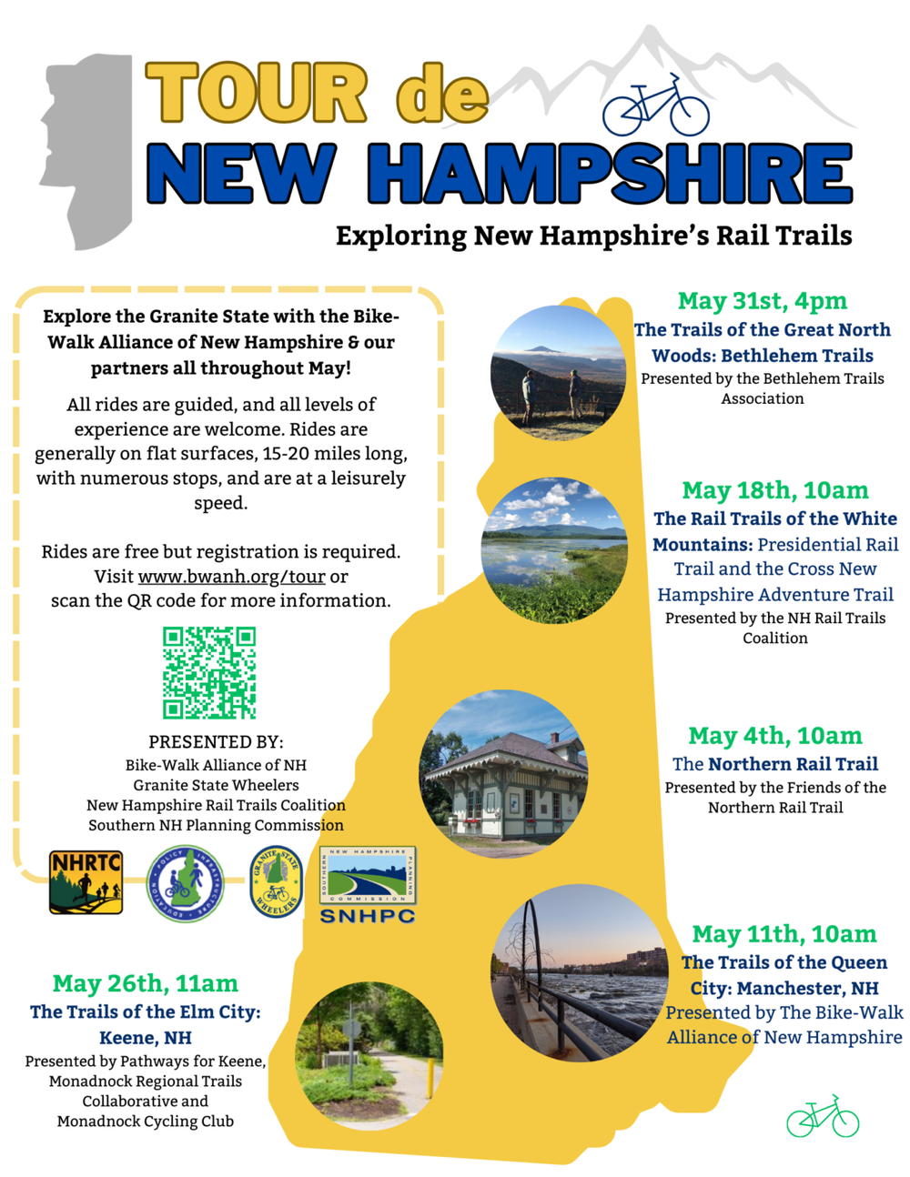 May is National Bike Month: Discover our beautiful rail trails with the Tour de New Hampshire post image