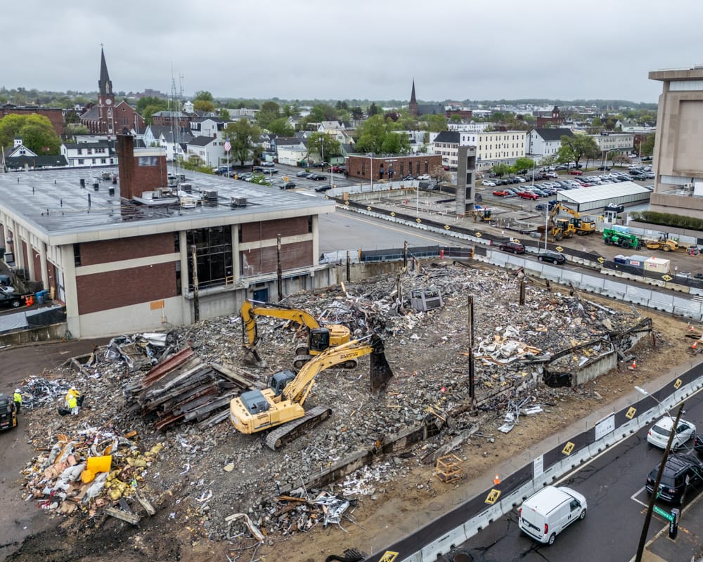 Progress report: Demolition of old police headquarters well underway post image