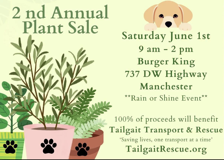 June 1: Tailgait Transport and Rescue to hold plant sale post image