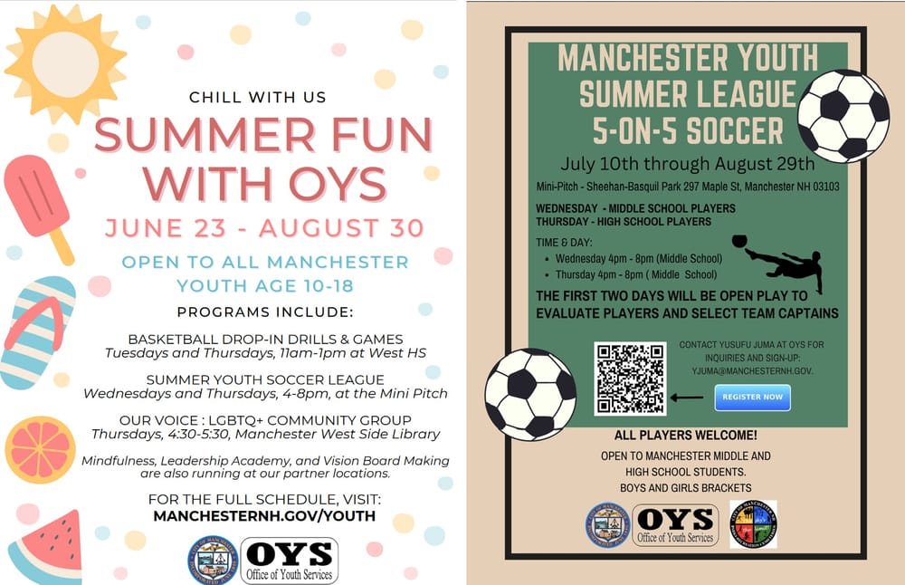 Office of Youth Services announces summer recreation programs post image