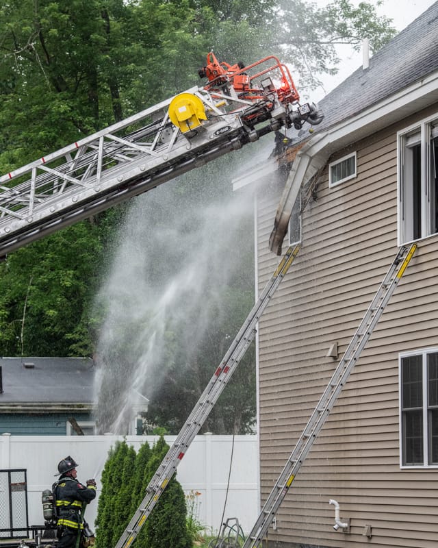 Lightning strikes tree on Boynton Street, travels to house causing fire post image