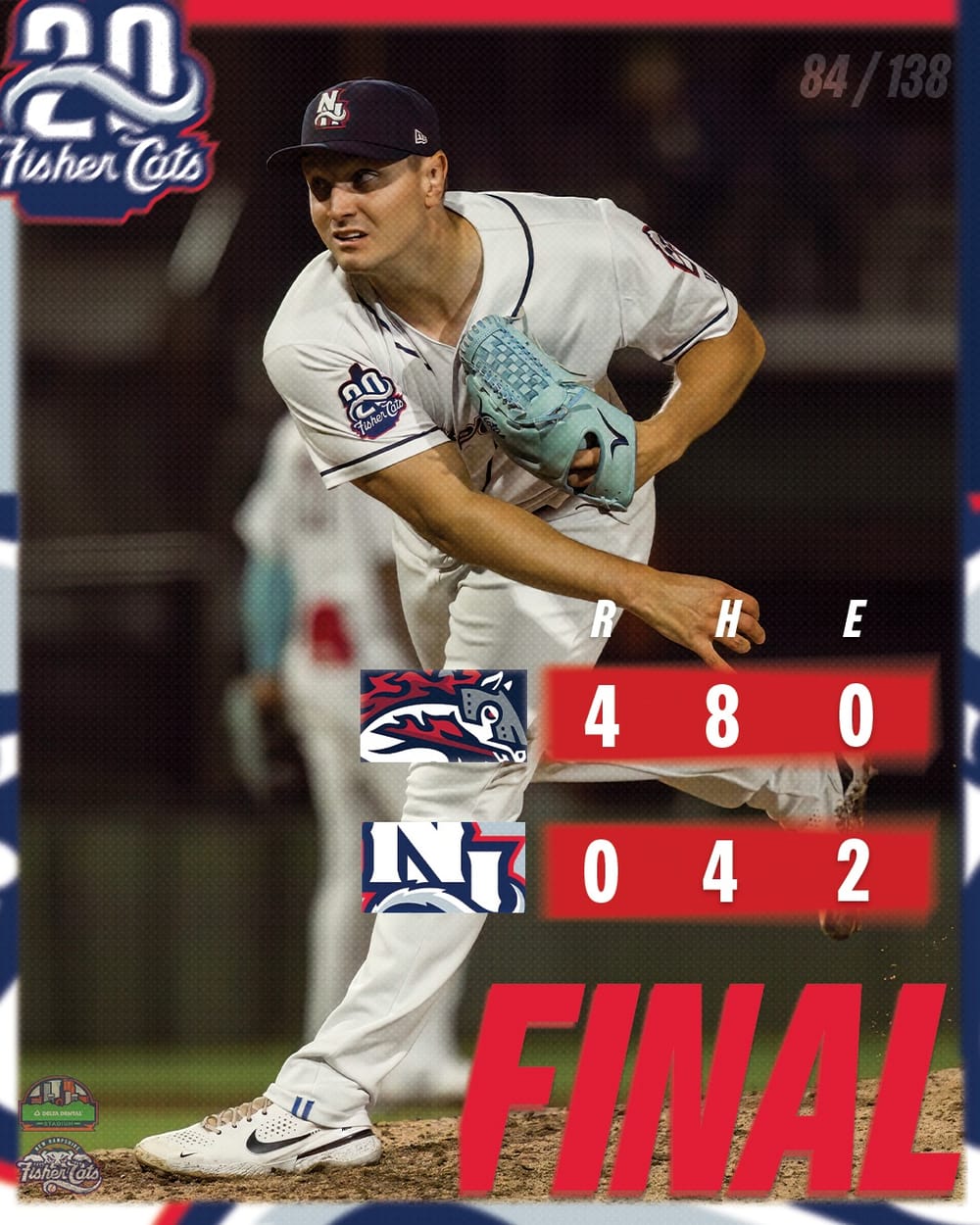 Fisher Cats blanked by Binghamton, 4-0 post image