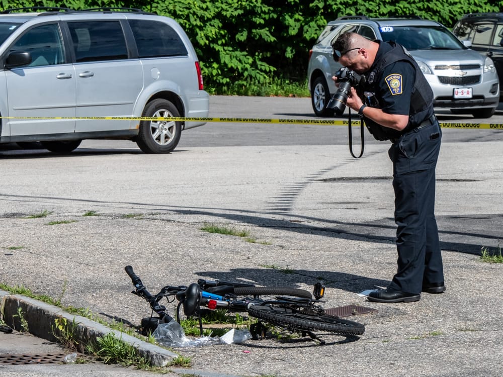 Hit-and-run driver sought after man on bike, 71, knocked down and left with head injury post image