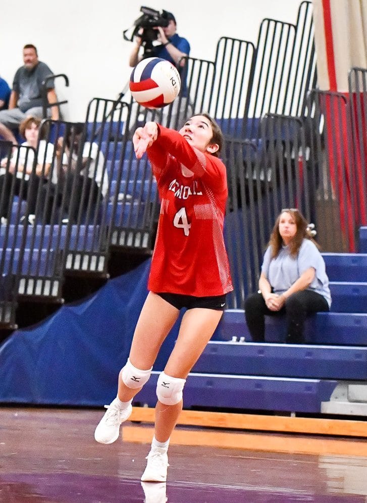 Memorial girls show spike in play post image