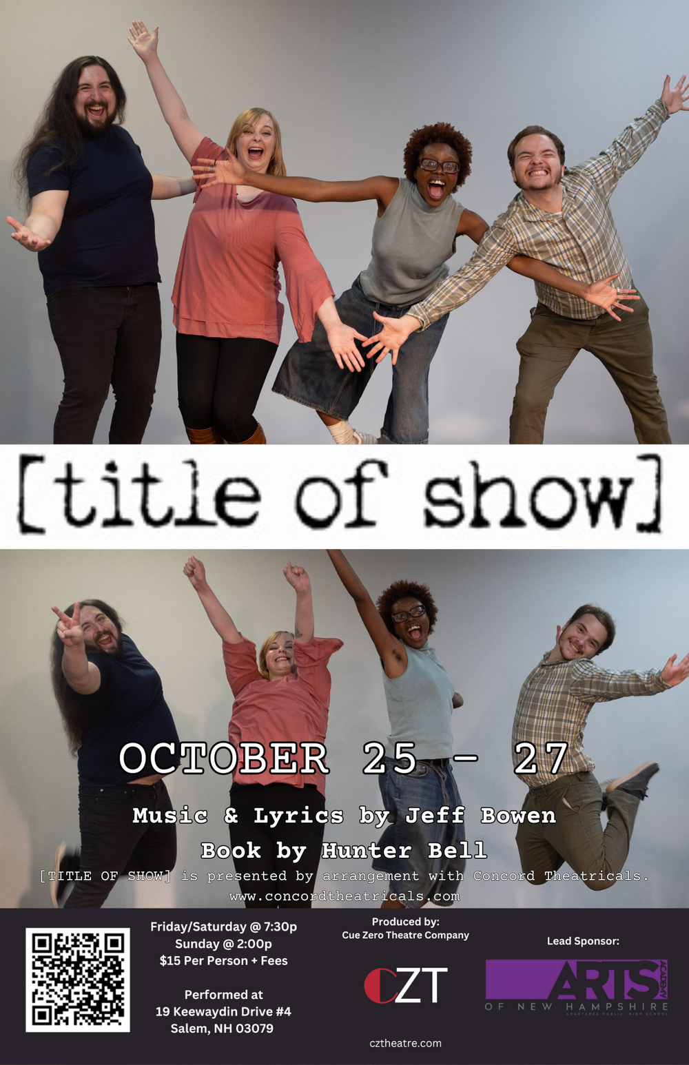 Cue Zero Theatre Company promises to make you run the entire gamut of emotions with the ultimate tribute to the creative process, the metamusical [title of show] post image
