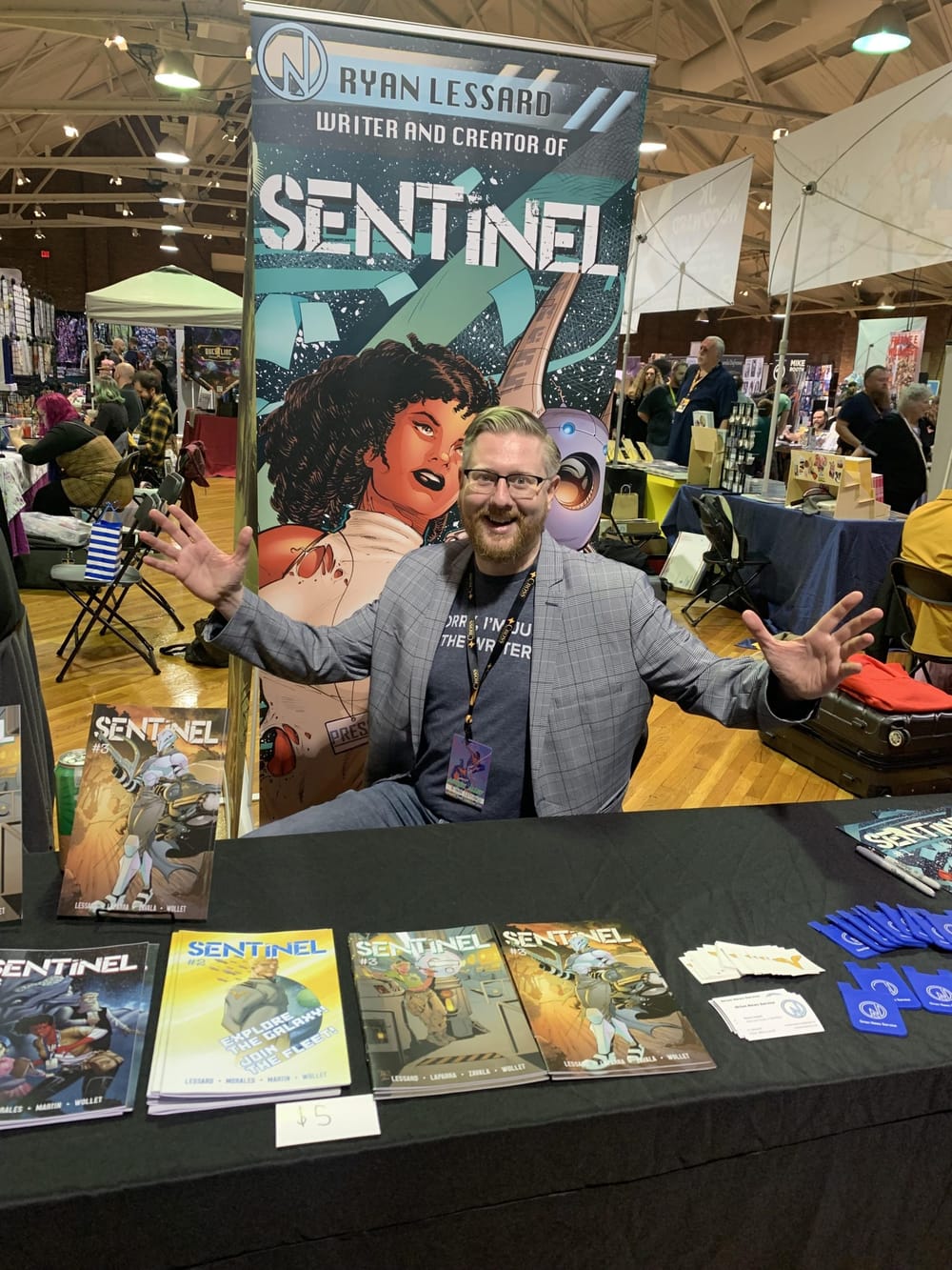 Manchester’s Ryan Lessard offers discourse into free press, citizenship topics in new sci-fi comic book series post image