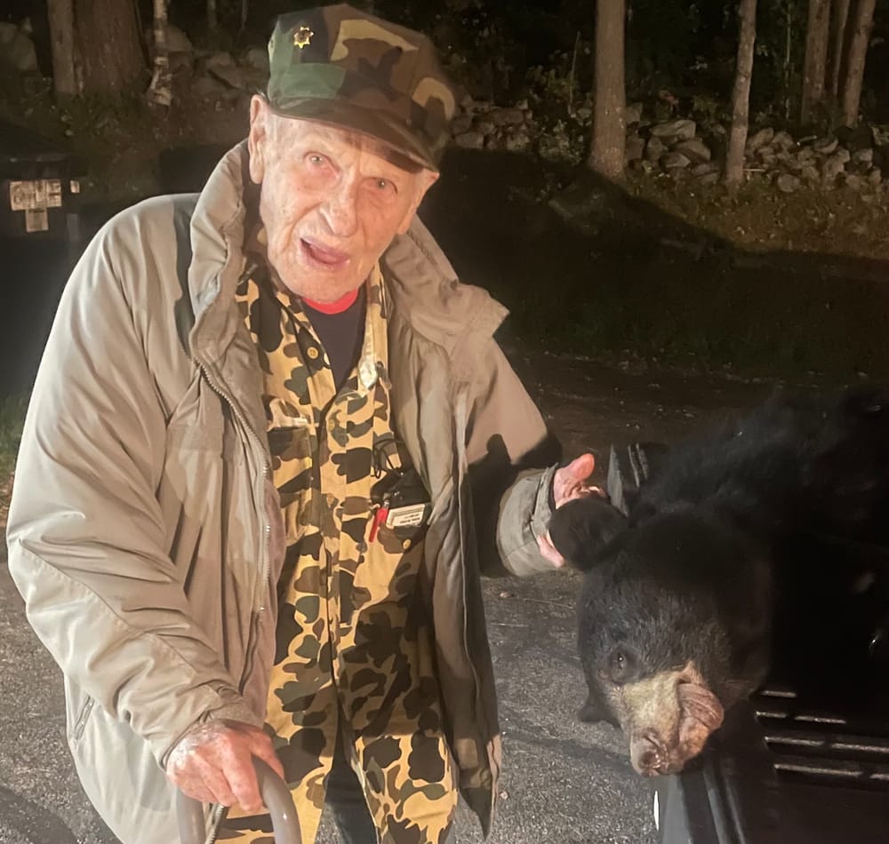 Nashua’s centenarian hunter Ed Briand gets 30th bear post image