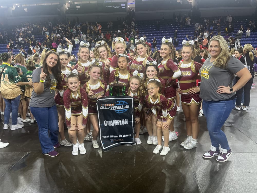 South Sabres cheer teams make history, qualify for Nationals post image