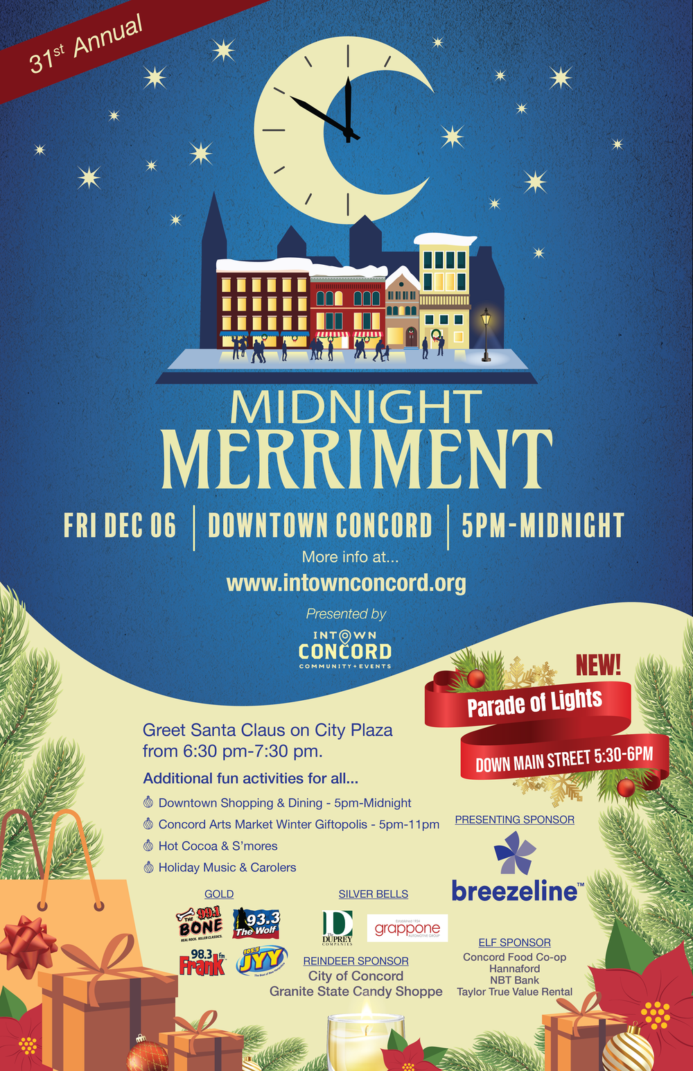 Dec. 6: Concord’s annual Midnight Merriment and Parade of Lights post image