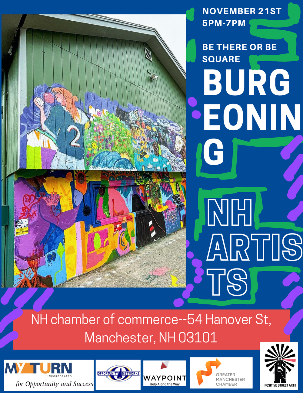 ‘Burgeoning: Artists on the Rise’ Nov. 21 at the Greater Chamber gallery post image