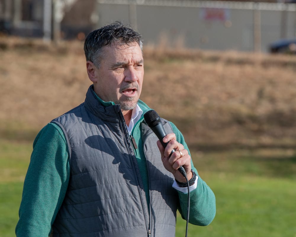 Legendary Central soccer coach LaBerge honored with dedication of Little Green’s practice field post image