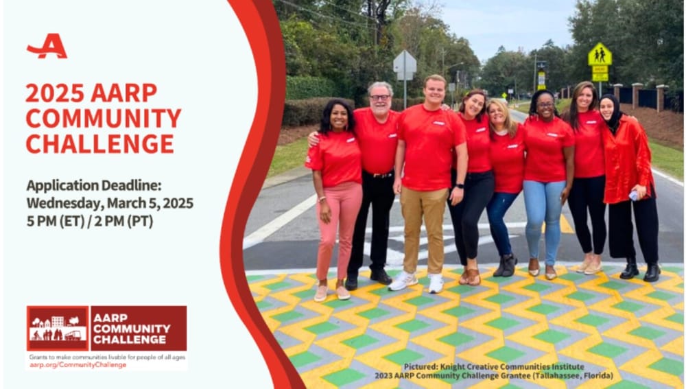 AARP NH Now Accepting 2025 Community Challenge Grant Applications post image