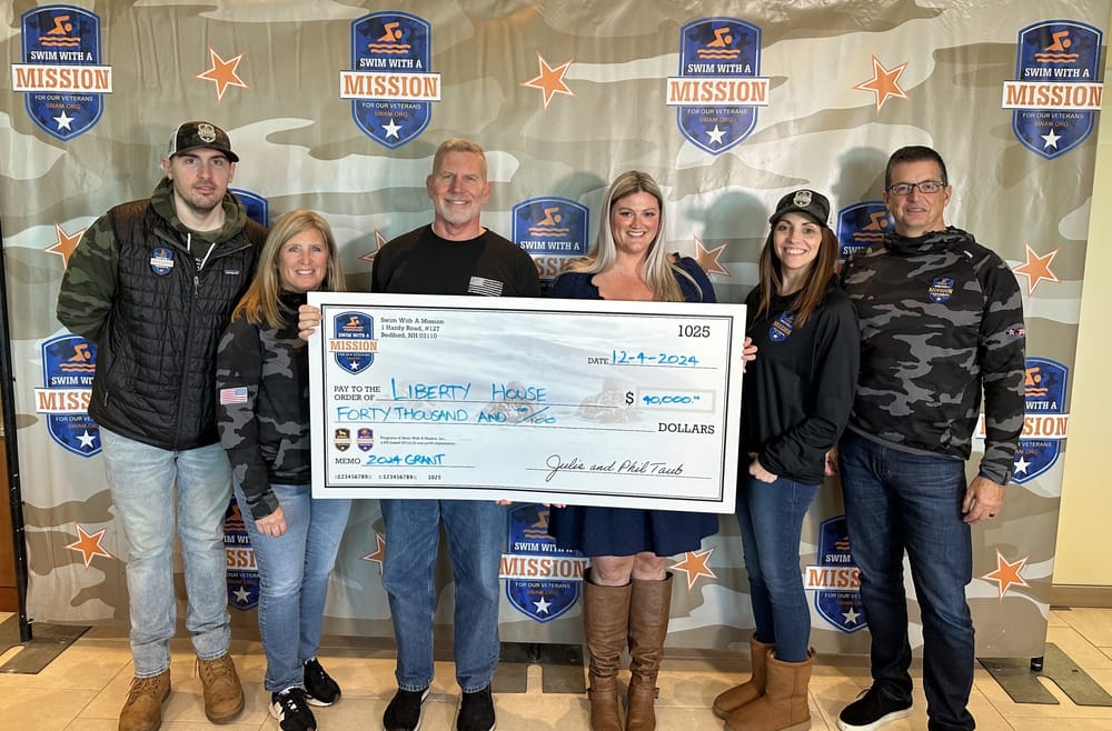 Liberty House Receives $40,000 Grant from Swim With A Mission to Boost NH Veteran Services post image