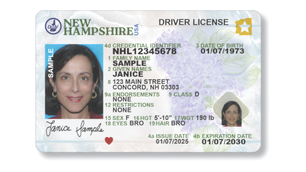 NH DMV debuts new driver’s license design (no guarantee your photo will look any better, though) post image