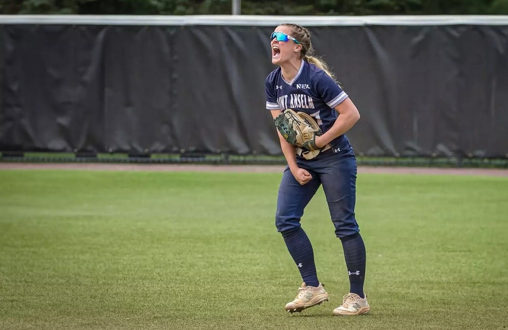 Saint Anselm Softball Defeats Post Behind Three RBIs from Arsenault post image