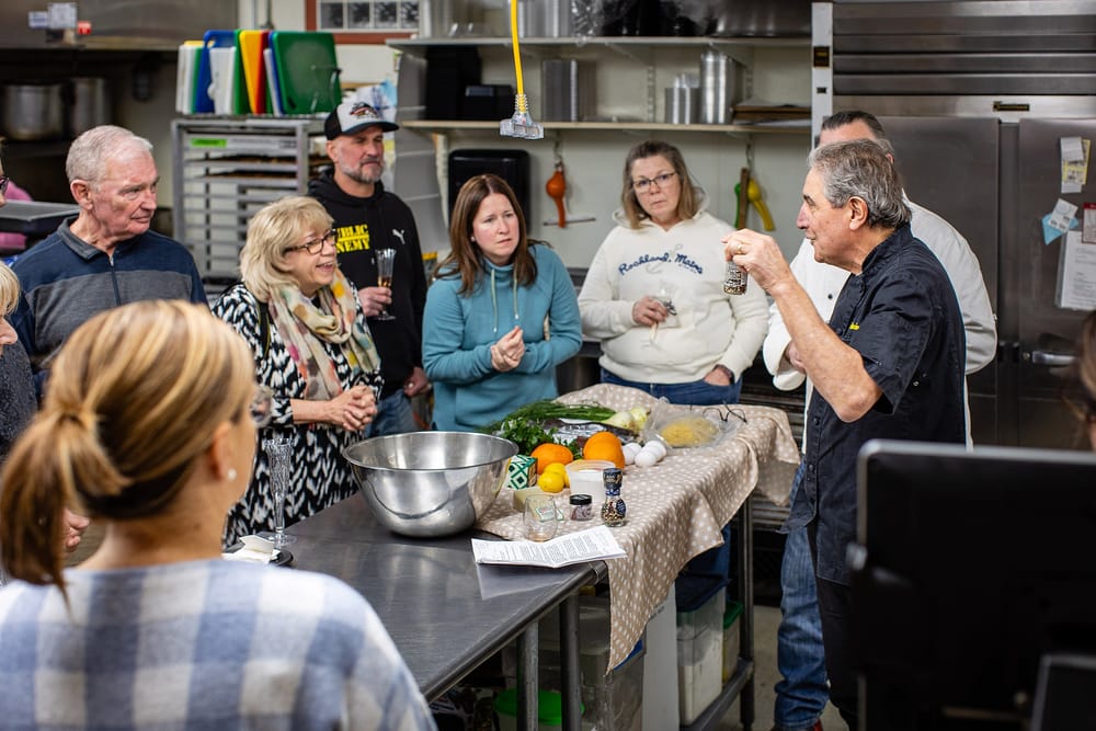 Angela’s Pasta + Cheese now featuring Chef Ed Aloise for on-site gourmet cooking classes post image