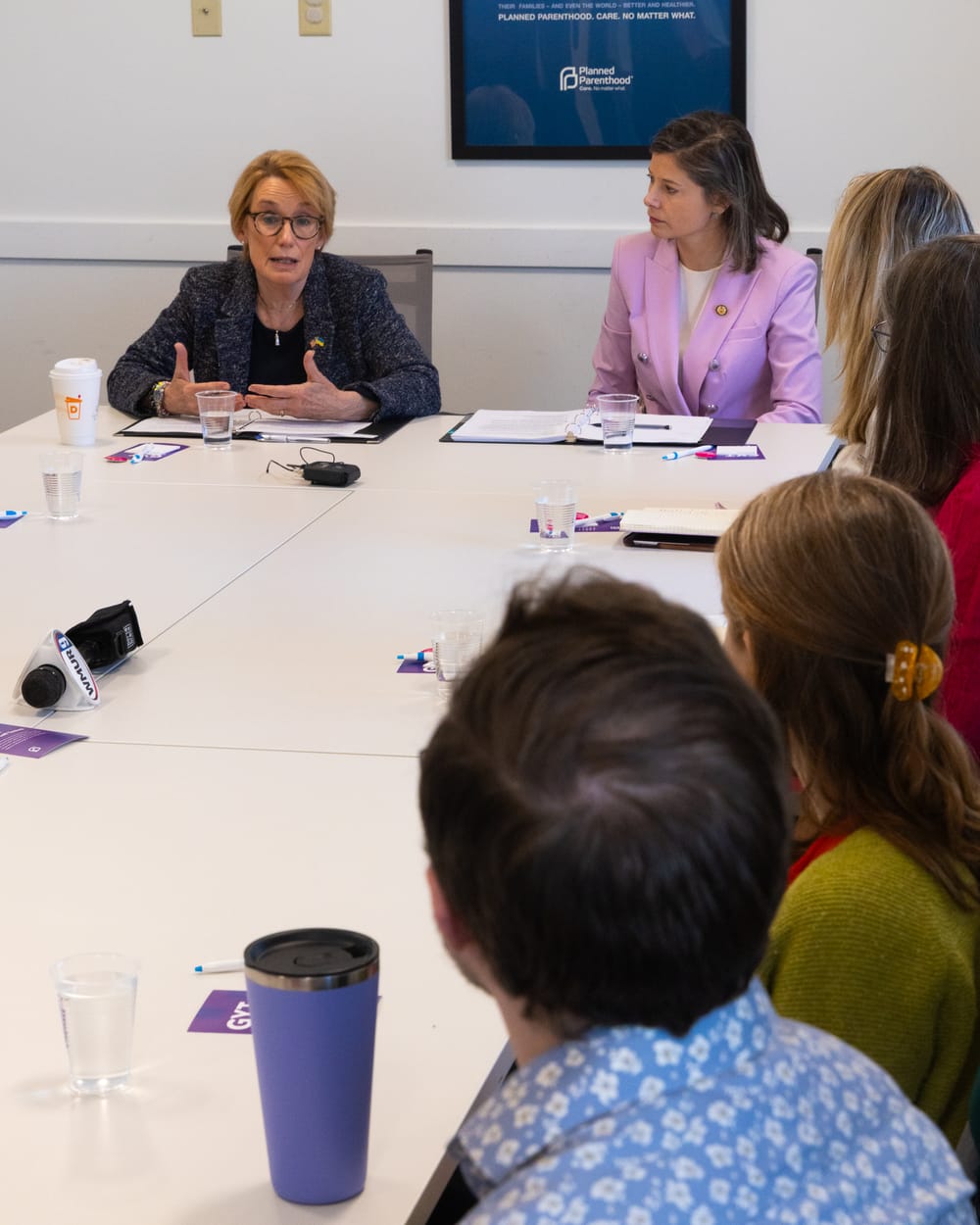 Hassan and Goodlander meet with healthcare providers to discuss Trump administration Title X funding cuts post image