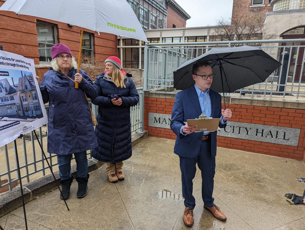 Advocates gather at City Hall urging Manchester residents to push for inclusion of housing-friendly additions to proposed zoning rewrite post image