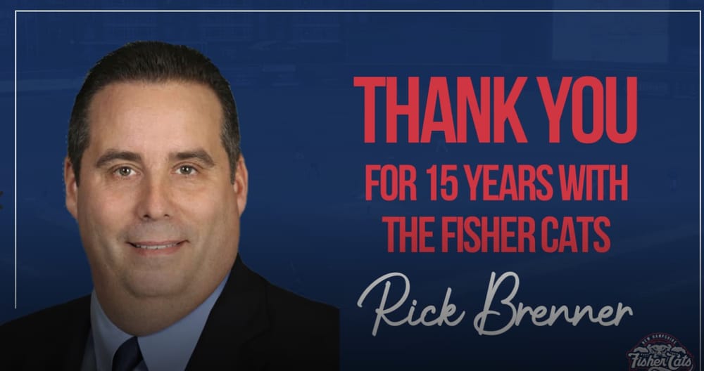 Brenner Bids Farewell to Fisher Cats After 15 Years as President post image