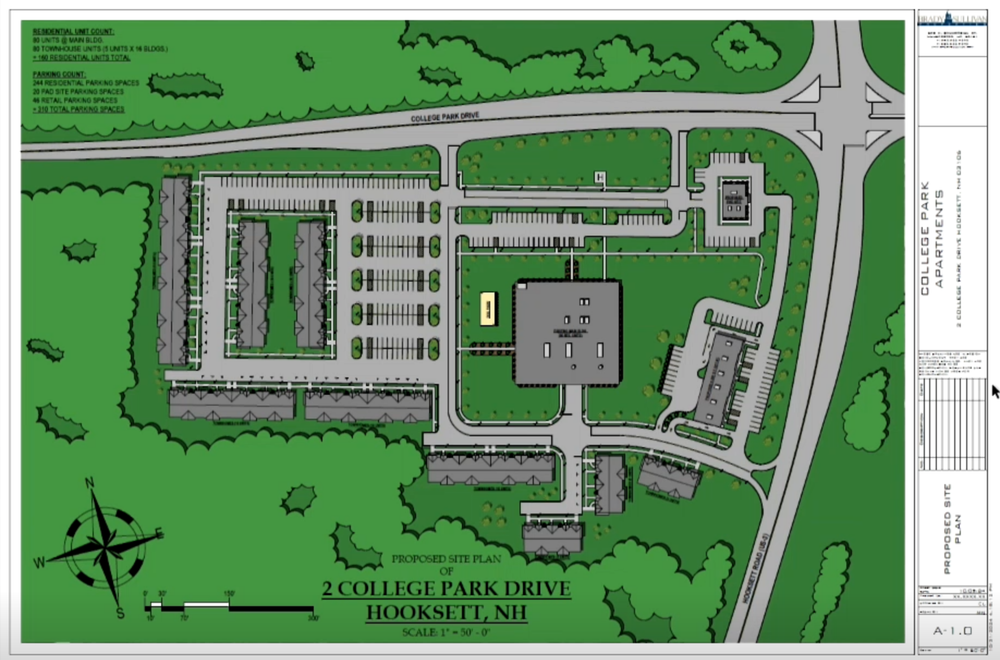 Proposed 160-unit housing development takes next step in Hooksett post image