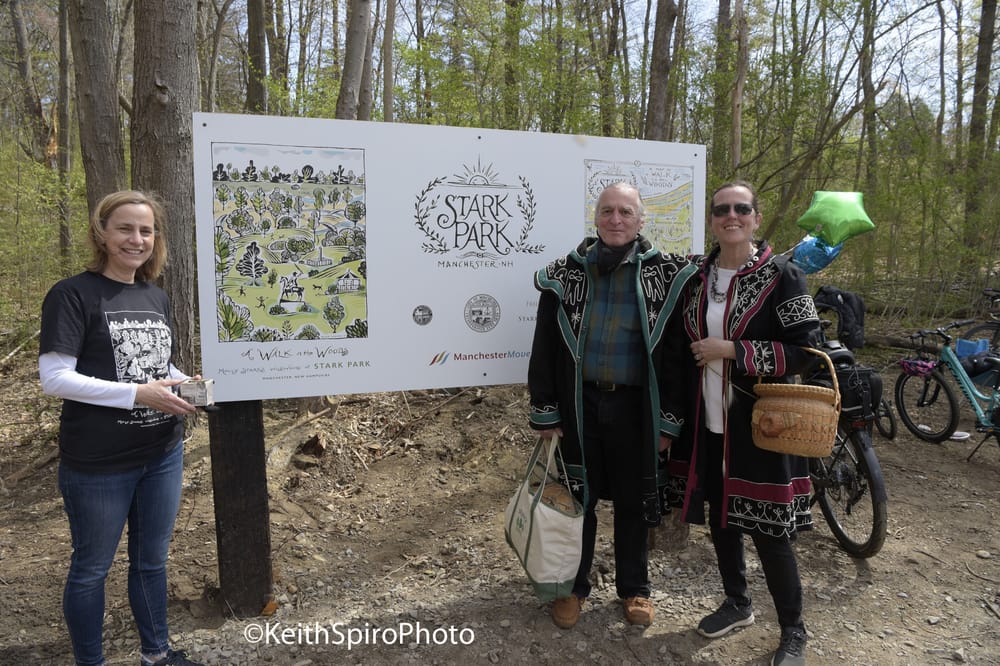 Community stewardship in action at Stark Park on Celebrate Trails Day in Manchester post image