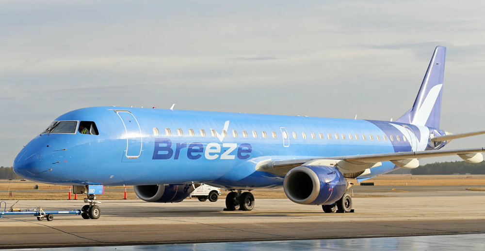 Breeze Airways now offering nonstop flights from Manchester to Orlando, Charleston, and Fort Myers post image