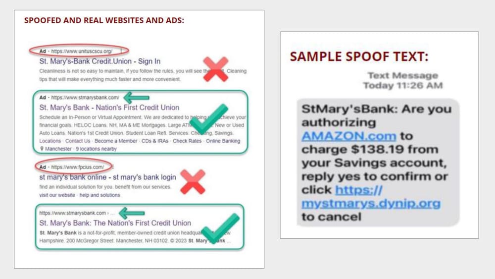 NH consumers: If you think that text is from your bank, think again post image